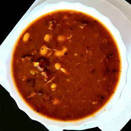 FASOLKA PO BRETOŃSKU / DICKEBOHNEN MIT BACKWAREN 350 ml