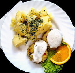 KOTLET WARZYWNY WEGAŃSKI / VEGANES GEMÜSEKOTELETT  2 szt. 200g (Bez dodatków)