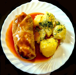 GOŁĄBEK W SOSIE POMIDOROWYM / KRAUTROULADEN MIT TOMATENSOßE 200g (Bez dodatków)