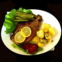 FLĄDRA SMAŻONA /  FLUNDER GEBRATEN 200g (Bez dodatków)