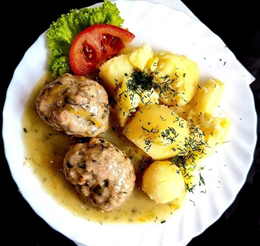 PULPECIKI W SOSIE KOPERKOWYM / FRIKADELLEN MIT DILLSOßE 200g(Bez dodatków)