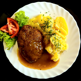 KOTLET MIELONY / FRIKADELLE 160g (Bez dodatków)